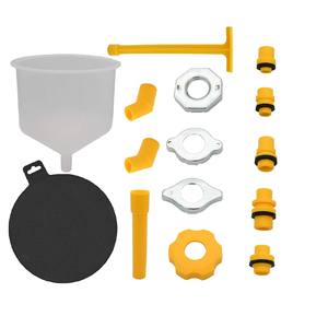 Kit de 15 Piezas para Evacuar Líquido Refrigerante sin Derrames, con Adaptadores para Varios Modelos de Automóviles - Product Image 1