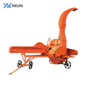 Nkun diesel engine silage chaff chopper cutter for sale