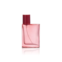 Flacon de parfum en verre dégradé en gros avec boîte, logo personnalisé, atomiseur rechargeable pour huile parfumée