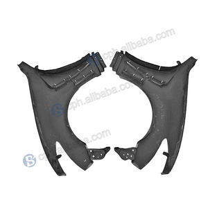 カスタマイズされた3Kツイルハニカムセダンクーペサイドカーボンファイバーフェンダー（インフィニティG37 2ドア4ドア2010年式アップグレード用） - Product Image 6