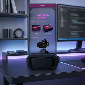 Kit de concierto en realidad virtual ATEEZ Light The Way con gafas de realidad virtual y tarjetas fotográficas. Las pre-ventas del 'VR CONCERT BOX' de ATEEZ comienzan hoy a las 14. - Product Image 3
