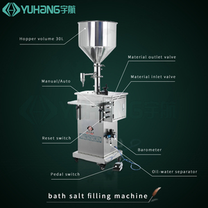 Pâte à tête unique à piston avec trémie crème d'arachide sauce <span class=keywords><strong>chili</strong></span> machine de remplissage de cosmétiques épais - Product Image 4