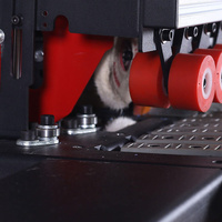 Machine à chants de bord semi-automatique de petite taille Wf802, chantournage automatique de bord en PVC, bon prix