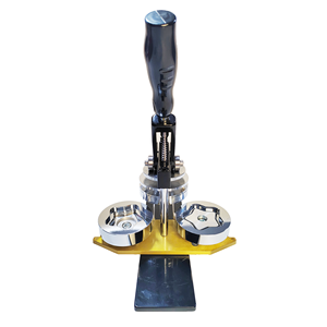 Aimant de réfrigérateur manuel en forme d'étoile faisant le kit de machines de fabrication de boutons de machine avec coupe-papier et consommables - Product Image 2