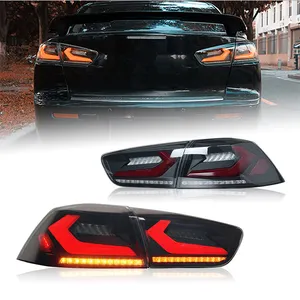 HCMOTIONZ factory LED assembly 2008-2017 EVO X rear lights DRL Start UP Animation tail lights For Mitsubishi Lancer