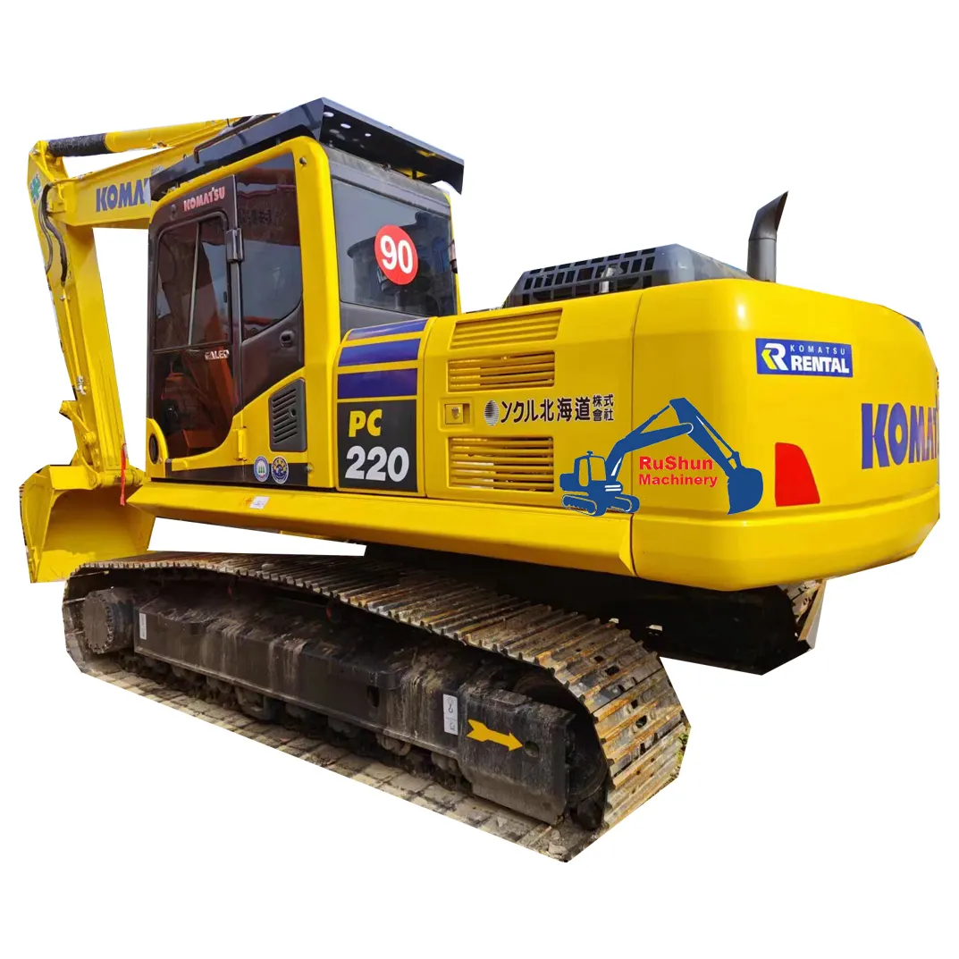 High Efficiency Used KOMATSU PC220-8 Second Hand Excavator For Sale