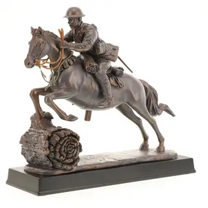 Mecobsci — statue de cheval légère en résine, cadeau et artisanat personnalisé, décoration pour la maison, souvenir