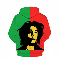 Sudadera con capucha para hombre, con estampado 3D, jersey de Heavyweight, Rasta, personalizada