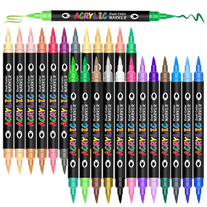 Offre Spéciale vente chaude <span class=keywords><strong>feutre</strong></span> pointe liquide <span class=keywords><strong>craie</strong></span> marqueur encre à base d'eau tissu Permanent métallique Art peinture acrylique <span class=keywords><strong>couleur</strong></span> marqueur stylo - Product Image 3