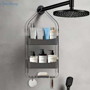 Porte-savon mural sans perçage, panier de douche - Product Image 1
