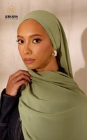 Hijab en Chiffon Imprimé Premium, Foulards et Châles Traditionnels, Hijab en Chiffon Tendance