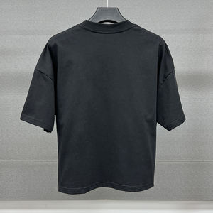 Summer Men Personalized Drop Shoulder Tee Shirt Designer Boxy Cotton t Shirts Streetwear Rhinestone Oversized T-shirt - Product Image 2