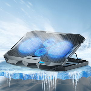 Ventole pieghevoli del dispositivo di raffreddamento del taccuino del cuscinetto di raffreddamento <span class=keywords><strong>portatile</strong></span> <span class=keywords><strong>portatile</strong></span> all'ingrosso di nuovo arrivo 4 ventole con OEM e ODM regolabili in altezza LCD - Product Image 2