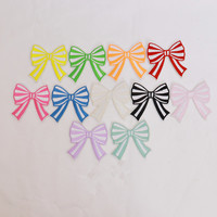 Fabriek Schattige Strik Gepatcht Kleine Waterdichte Make-Up Zakjes Bruidsmeisje Kerstcadeau Tassen Reizen Toilettassen Mini Nylon Zakje