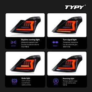 Nuevo Kit de Conversión de Luces Traseras LED TYPY 2011-2016 para Sunny, Luces Traseras, Luces de Circulación Diurna, Intermitentes Secuenciales, 1 Año - Product Image 4