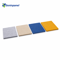 Panneau acoustique Seninpanel PET NRC 1.0, réduction du bruit, moderne, pour traitement acoustique intérieur commercial, salons, hôtels