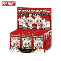 POOPMART Labubuu the MONSTERS 3.0 Série Cola Figurine en vinyle avec visage en peluche Boîte mystère Ornement de bureau de collection Jouet artistique