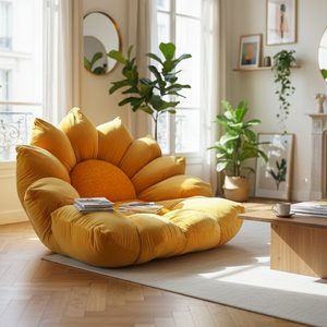 Kursi Sofa Bean Bag Santai Mewah, Kursi Lounge Nyaman, Furnitur Ruang Tamu - Product Image 5