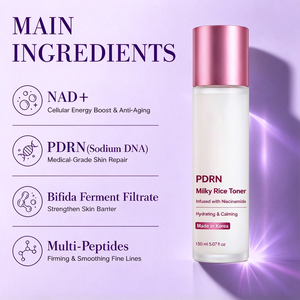 Tónico Facial de Arroz PDRN, Extractos de Plantas, Hidratante, Repara la Elasticidad de la Piel, Mejora la Piel Áspera y Opaca, Fórmula Personalizada - Product Image 2