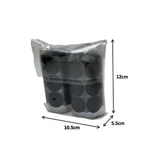 Bandes auto-adhésives en velcro noires de 30 mm avec points ronds, produit haute visibilité - Product Image 3
