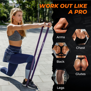 أشرطة مطاطية مرنة وأشرطة مقاومة للتمارين الرياضية واليوغا، معدات تدريب مخصصة متوفرة بخدمة التصنيع حسب الطلب - Product Image 6