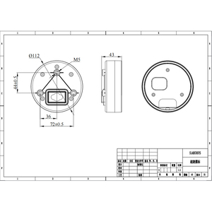 Compteur de vitesse pour moto électrique SiAECOSYS avec klaxon pour SCJ5066-1 SCJ3622-A, compteur kilométrique numérique réglable - Product Image 6