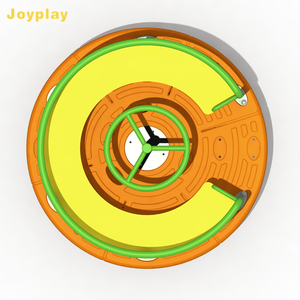 สนามเด็กเล่นกลางแจ้ง YY-ZP05สำหรับเด็กอนุบาลอนุบาลสนามเด็กเล่นในปราสาทพลาสติกขนาดใหญ่สำหรับผู้ขี่ในฤดูใบไม้ผลิ - Product Image 3