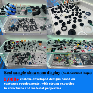 تصنيع منتجات مطاط السيليكون fkm nbr epdm البولي يوريثان مقولب حسب الطلب على شكل قطع غيار سدادة منحنية - Product Image 2