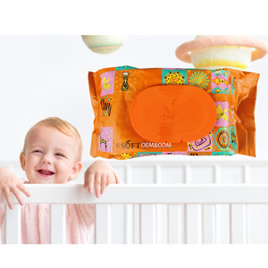 Toallita húmeda para bebé de carbón de Aloe Vera personalizada sin perfume en Bluk Eco Ecológico Natural - Product Image 4