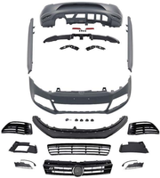 Kit carrosserie style PP R 2015 pour Volkswagen POLO, complet avec pare-chocs avant, pare-chocs arrière, jupes latérales et calandre