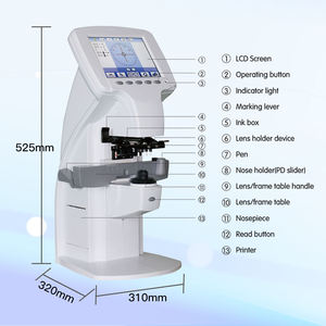 Lensómetro Automático Profesional con Pantalla LCD de 5.6 Pulgadas, Luz UV y Luz Azul, Dispositivo de Medición Óptica - Product Image 4