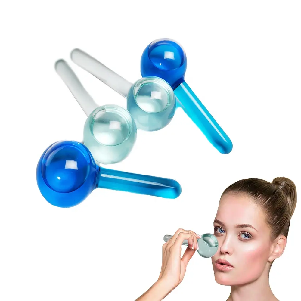 Biochimique gel glace globes pour le massage du visage compresse oculaire soulager la fatigue oculaire et accélérer l'absorption