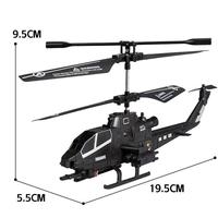 Helicóptero a Control Remoto AiJH de 2.5 Canales, Modo de Doble Hélice, Helicóptero RC con Giroscopio, Juguetes Voladores Infrarrojos