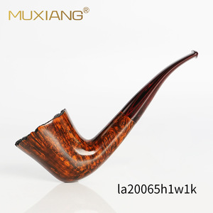 Muxiang Handmade Tobacco Pipe Fragrant Briarwood Freestyle Shape For Men - Product Image 4