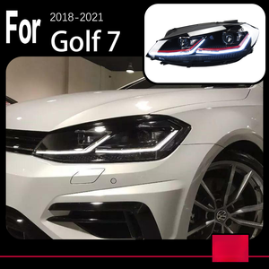 Piezas de estilo de coche para Golf <span class=keywords><strong>7</strong></span> MK7.5 2018-2021 <span class=keywords><strong>7</strong></span>.5gen faros delanteros LED o faros de xenón LED proyector Dual FACELIFT - Product Image 3