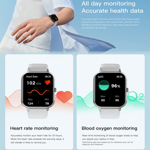 <span class=keywords><strong>Smartwatch</strong></span> Quadrato ZL54CJ per Donne, Chiamate BT, Monitoraggio Frequenza Cardiaca, Modalità Sport, Fitness Tracker Impermeabile, Orologio Intelligente per Uomini, TFT 1.83 Pollici, Carbonio - Product Image 4