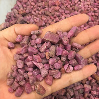 Grosir batu kristal Rubi mentah perhiasan safir Rubi alami batu permata kasar kristal untuk dijual
