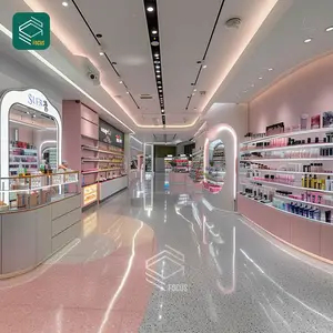 Factory Shelf Cosmetic Store Display Rack Perfume Display Showcase Wig Display Showcase Beauty Supply Store