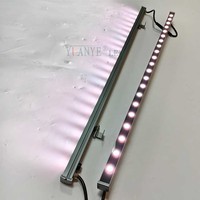 Barre lumineuse LED murale extérieure 1200mm 1500mm DMX512 Tuya WiFi/Zigbee avec contrôle par application YY-XQ4033