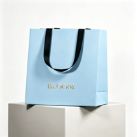 Sacs en papier de luxe personnalisés avec logo imprimé, emballage pour bijoux, bracelet, sac cadeau, sac de shopping avec fermeture à ruban