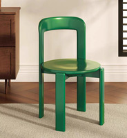 Chaises en bois pur minimalistes modernes populaires pour salle à manger, meubles de salle à manger