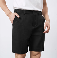 Shorts d'été en coton respirant pour homme, style business