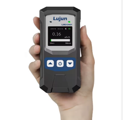High Accuracy Nuclear Radiation Detector Portable Dosimeter Beta Ray Detection Range Sound Light Alarm