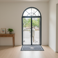 Moustiquaire de porte et fenêtre invisible en acier inoxydable 20 mailles, design moderne, installation facile, anti-effraction, anti-insectes, pour hôtel