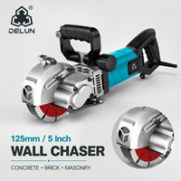 DELUN Rainureuse murale électrique 125 mm / 5 pouces pour béton, brique et maçonnerie – Fournisseur OEM