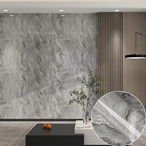 <span class=keywords><strong>Papier</strong></span> <span class=keywords><strong>peint</strong></span> adhésif effet marbre argenté, résistant à l'huile, imperméable, résistant aux hautes températures, pour la décoration des armoires murales - Product Image 5