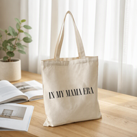 Sac fourre-tout en toile de coton robuste personnalisé avec lettres imprimées pour femme, grand et moyen, avec bandoulière en corde, idéal pour le shopping, la plage et les voyages, cadeau