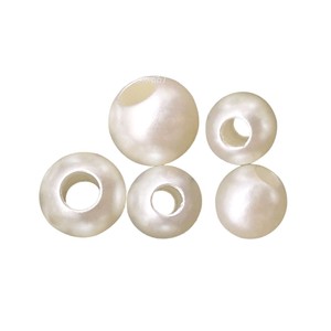 <b>Large</b> Aperture Imitation Pearl <b>Beads</b> 8-20mm Round Acrylic Loose <b>Beads</b> For DIY Jewelry Bag Clothing Accessories - Product Image 5
