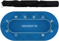 Couverture de Table pliante Texas Poker Portable Texas Hold Em Poker Mat Imperméable Vitesse Feutre Tissu Poker Pad