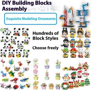 Hot-Selling Cross-Border Building Block Sets Small Assembled Snowman Elk for Christmas Children's Educational Toys Wholesale - Product Image 2